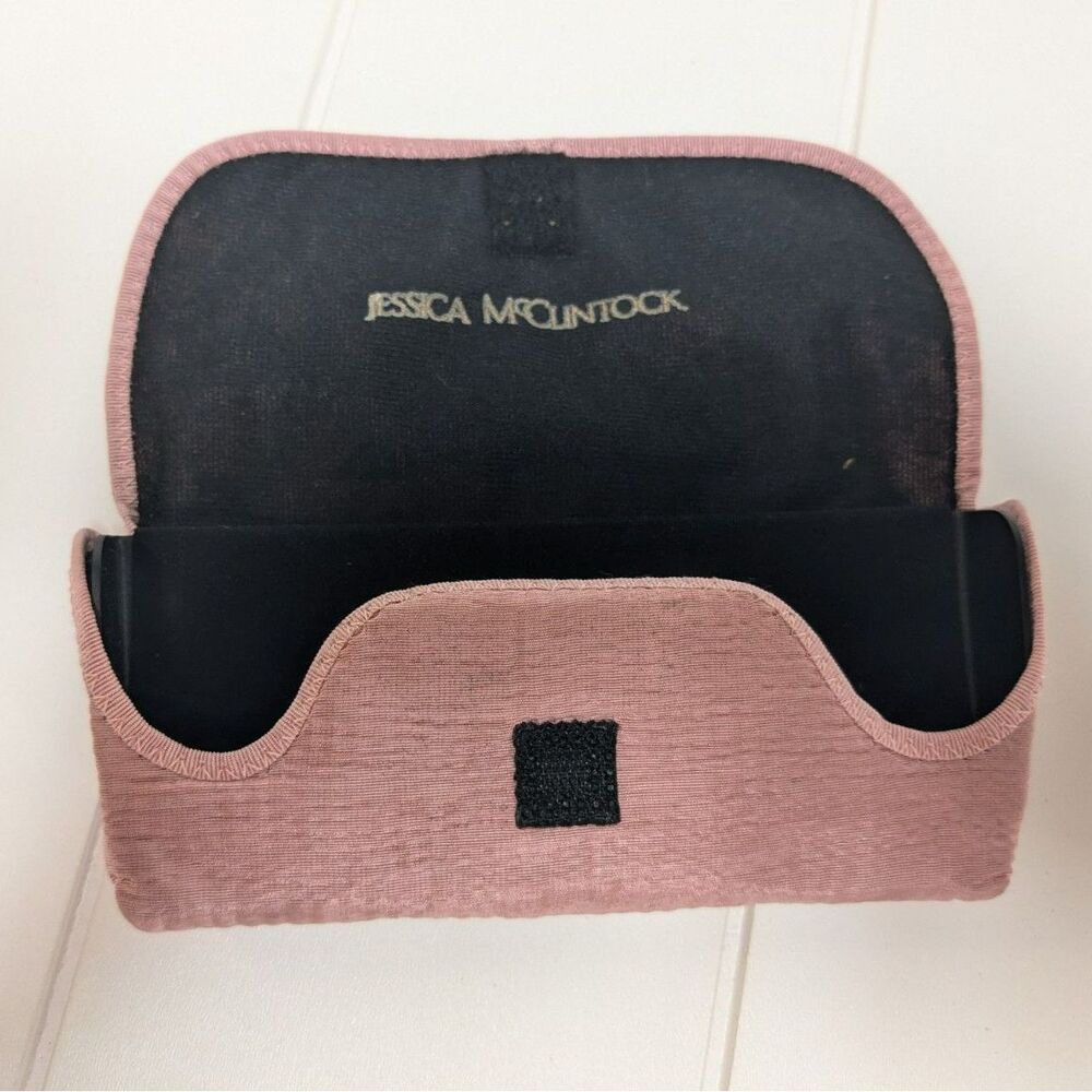 Vintage Jessica McClintock Soft Sunglass Case - Pink - Case Only